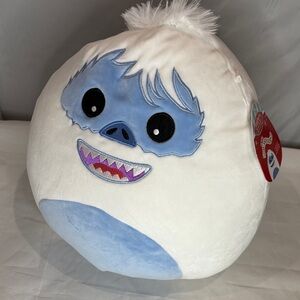 Squishmallows White and Blue Yeti Plush
